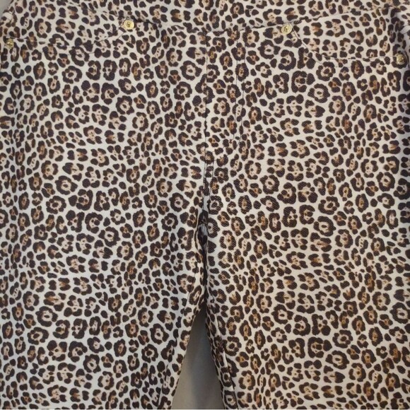 Michael Michael Kors Leopard Animal Print Jeggings Pants. - Picture 3 of 12